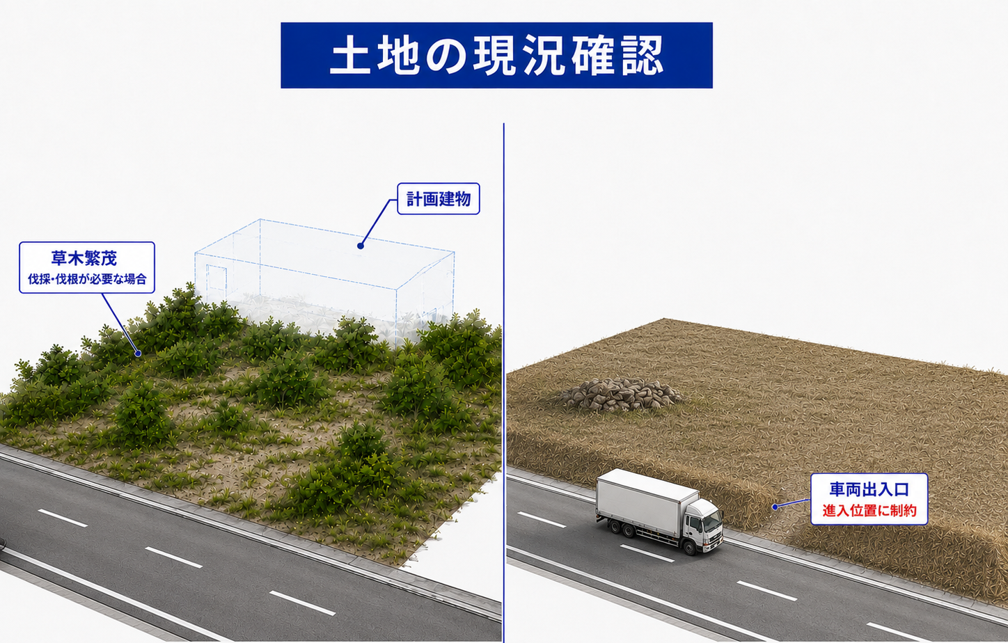 用途地域と建築制限のイメージ